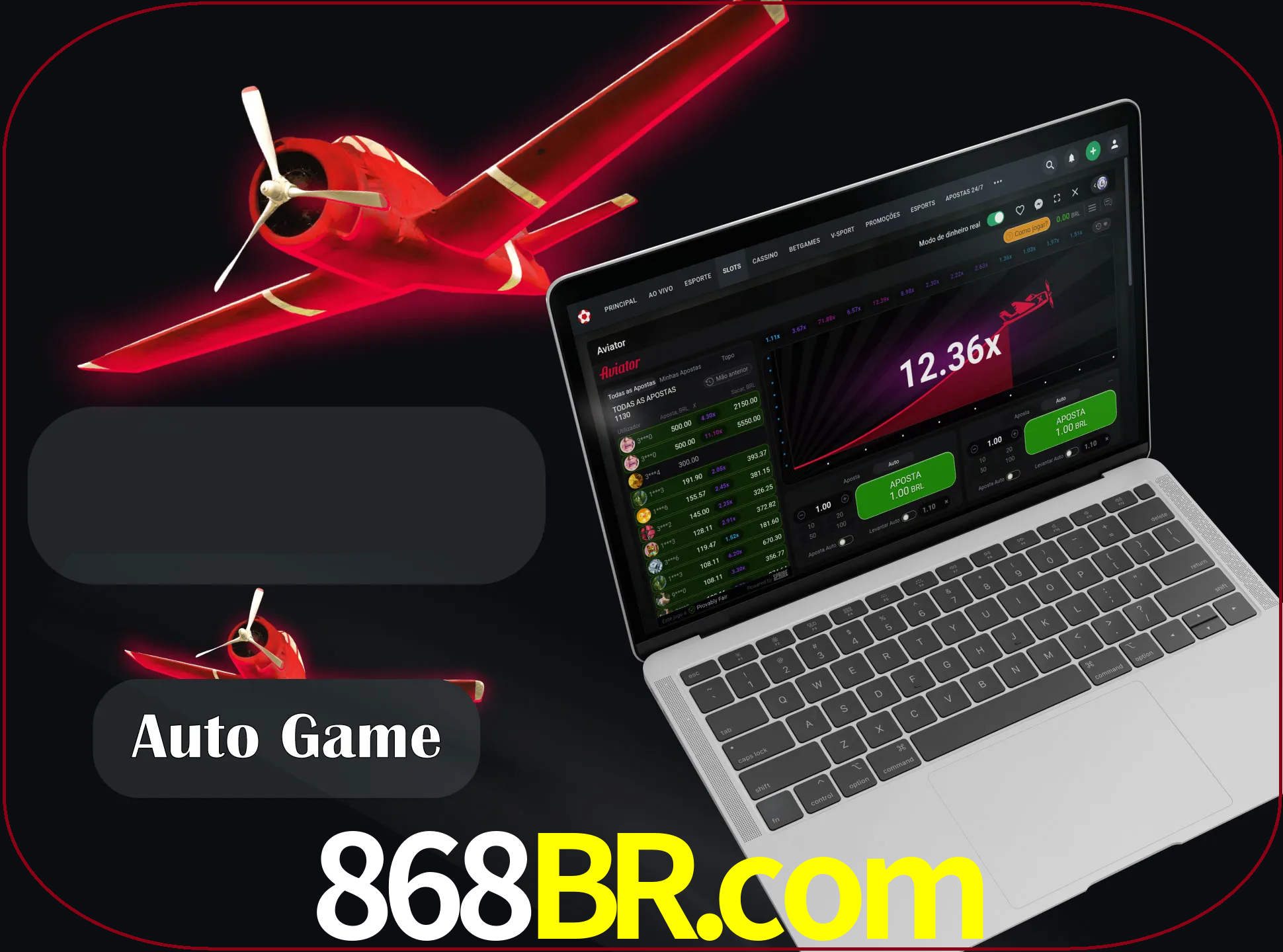 No modo automático, os jogos apostam e sacam seu dinheiro automaticamente.