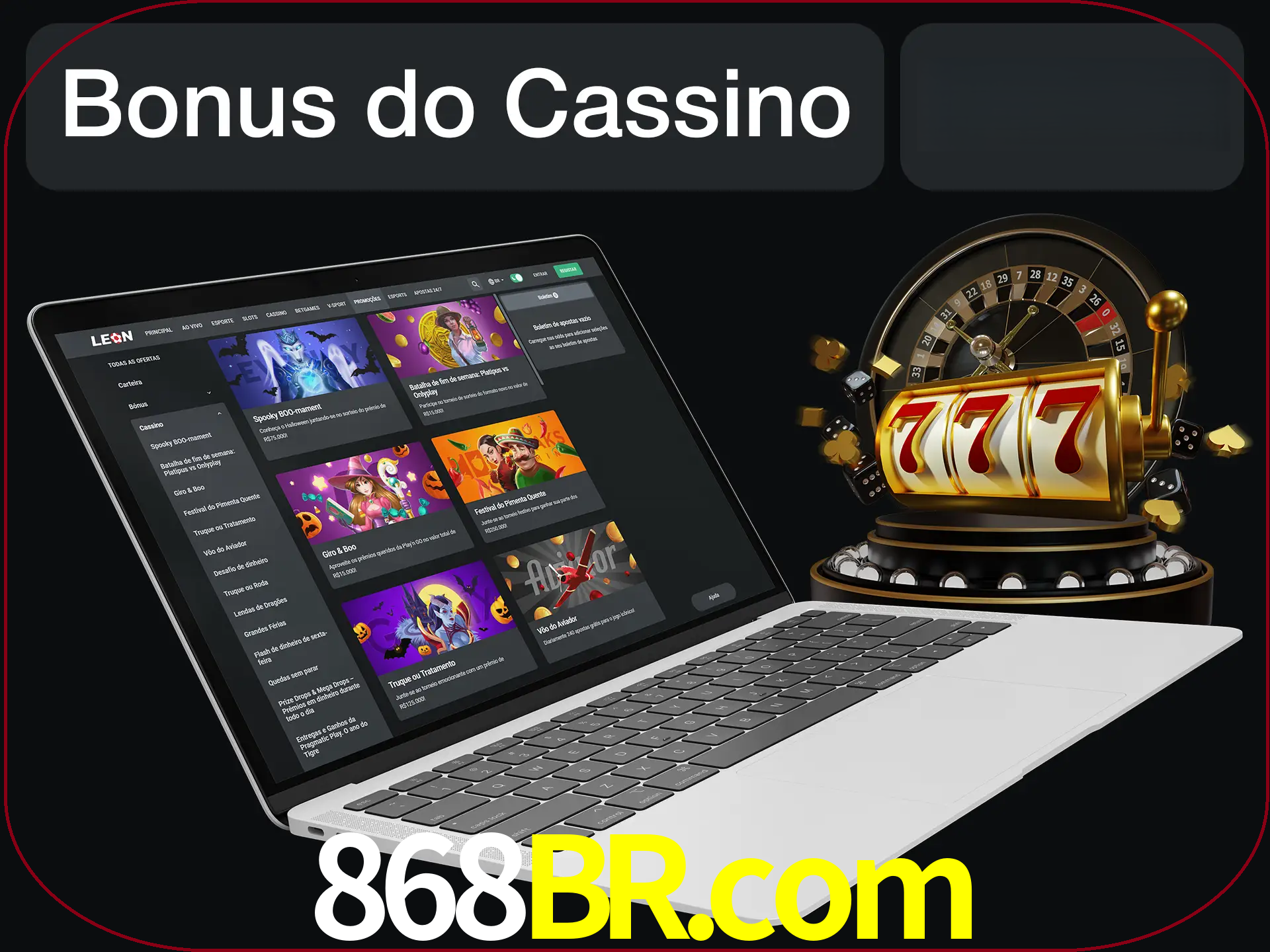 Use o bônus do cassino para começar melhor.