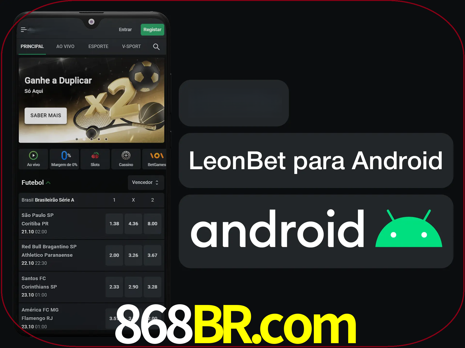 Adquira sua versão poket de LeonBet.